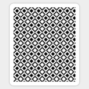 Decorative Black and White Pattern Sticker